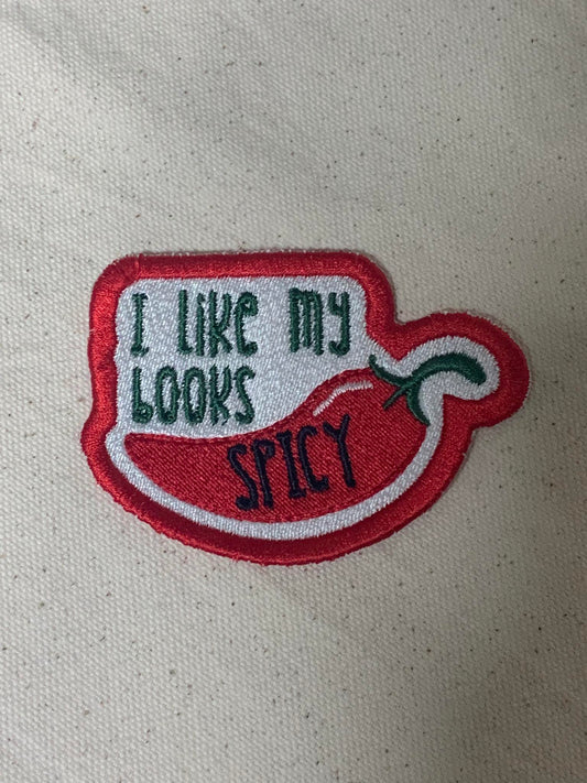 I Like My Books Spicy Patch