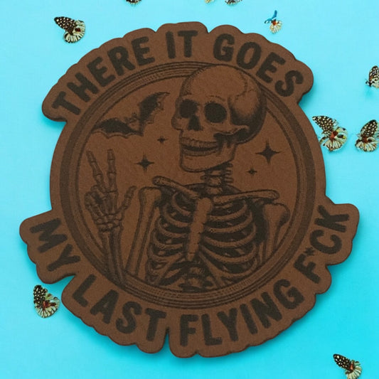 My Last Nerve-Leatherette Patch with Durra-Bull Heat Activated Adhesive